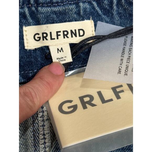 GRLFRND Phoebe Laced Halter Top  in Nashville Suede medium - Picture 10 of 14